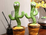 Танцующий кактус поющий 120 песен с подсветкой Dancing Cactus TikTok игрушка Повторюшка. ..