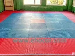 Татами ласточкин хвост. Напольное покрытие для спорт залов.