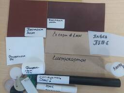 Склотекстоліт, фторопласт, текстоліт , поліацеталі