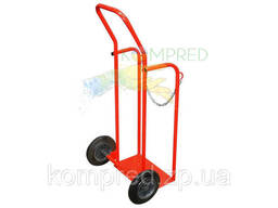 Тележка для перевозки баллона с пропаном 500х360х1000 мм красная Kompred OL776