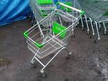 Тележки для магазина 107 / 80 Л. б/у, покупательские тележки 80 Л. б/у - фото 2
