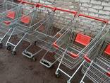 Тележки торговые для магазинов б/у, покупательские тележки 80 Л. б/у - фото 2