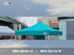 Тент купол 3х3 Бірюзовий брезент на китайский намет. Тенти шатри намет Виготовлення Продаж