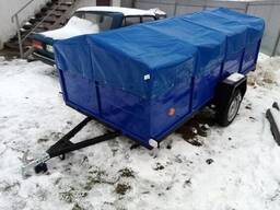 Тент на легковий причіп Павам 3,00 х 1,50 ПВХ Єврофура