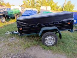 Тент на легковий причіп Старконь 2,00 х 1,20м ПВХ Єврофура