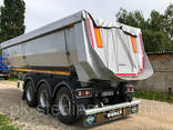 Тент ПВХ на полуприцеп-щебневоз, зерновоз из ткани ПВХ - фото 2