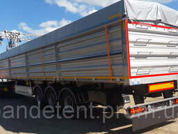Тент ПВХ накидка 10,5*3 м на полуприцеп зерновоз, самосвал