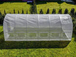 Теплиця-парник Funfit Garden 24 м² (8х3х2 м) — Армована плівка UV-4, 16 вікон. .. - фото 6