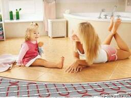 Теплый пол электрический, монтаж.