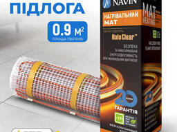 Теплый пол Navin HaloClear 190/175, электрический нагревательный мат, 0.9 м²