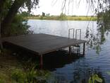 Тераса, причали, вимостки, містки на палях. . , монтаж - фото 1