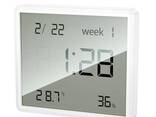 Термометр гигрометр комнатный с часами HOCO Indoor electronic clock with. .. - фото 2
