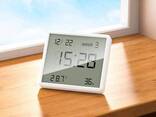 Термометр гигрометр комнатный с часами HOCO Indoor electronic clock with. .. - фото 3