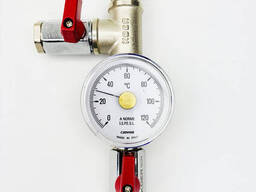 Термометр накладной 0-120°C с пружинкой Boiler Sereis