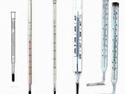 Термометры Стеклянные Образцовые и Лабораторные типа ТР-1, ТР-2, ТЛ-4, ТПК- , ТЛ-1 и др