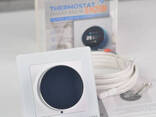 Терморегулятор для теплого пола EH20R-16A Wi-Fi Tuya, белый с внешним датчиком температуры - фото 1
