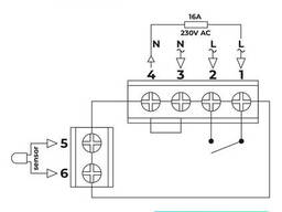 Терморегулятор механический для теплого пола Navin EH84WM-16A, белый матовый