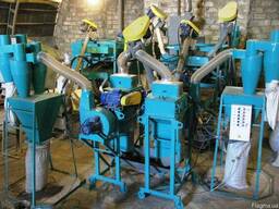 The equipment for processing grain on groats UKR-2