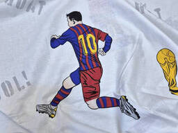 Ткань для детского постельного белья, "Футболист Лионель Месси , Ранфорс Люкс Турция. ..
