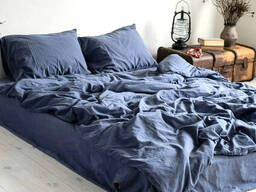 Ткань для постельного белья теплая фланель Премиум FAALОднотонная Синяя №2 ,FAAL Турция