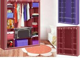 Шкаф для одежды Shoe Rack (3 секции) - тканевый шкаф
