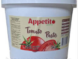 Томатна паста 25% "Appetito Piatto" відро 5кг