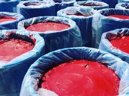 Томатная паста, Иран, 36-38%, в бочках по 245 кг (асептические мешки).