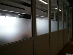 Тонировка окон Матовая пленка, тонировка офисных перегородок