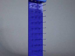 Торговое оборудование для магазина. Стеллаж перфорированный.