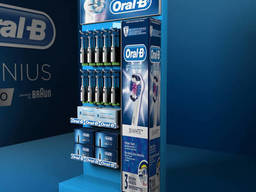 Торговое оборудование стойки Oral-b для зубных щеток