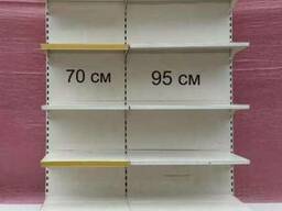 Торговые металлические стеллажи односторонние бу ТМ "Модерн"