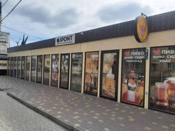 Торговые павильоны на 7ст. Большого Фонтана.