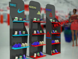 Торговые стойки для магазинов и супермаркетов на заказ