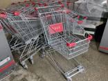 Торговые тележки покупательские с поддоном 80 - 100 б/у, тележки для магазина б у - фото 1