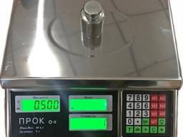 Торговые весы в металлическом корпусе