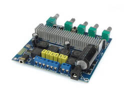 TPA3116D2 2x50 Вт + 100 Вт 12 В-24 В аудиоусилитель с модулем Bluetooth 5.0 с корпусом