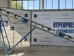 Транспортер стрічковий жолобчастий 500х8000