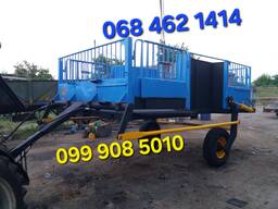 Трап-телега ТТ-1С для перевозки свиней и КРС