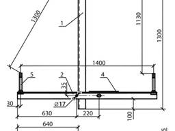 Траверса ТМ-1 для ЛЭП до 10 кВ
