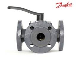 Трехходовой клапан Danfoss DN 65, DN80 электропривод