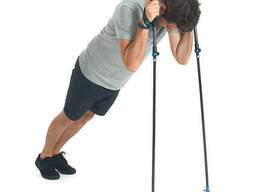 Трекінгова палиця Naturehike ST07 NH18D010-Z, 115-135 см, блакитна