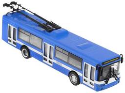 Троллейбус PlaySmart Автопарк 1:72 металлический (Синий) (6407B(Blue))