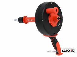 Трос для очистки канализационных труб на бобине Ø = 6 мм, l = 7.6 м, со шпинделем к. ..