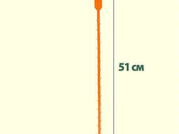 Трос для прочищення труб и удаления волос устройство для чистки канализации 51 см