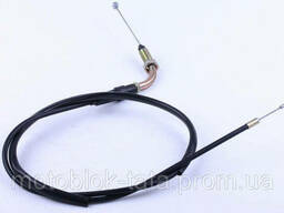 Трос газа L-1060mm (верх резьба, низ трос) - ZUBR