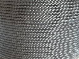 Канаты одинарной свивки типа ЛК-0, 1х7(1 6)ГОСТ 3062-80