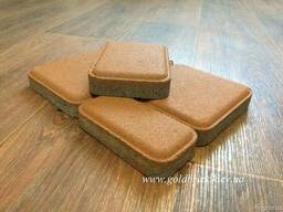 Тротуарная плитка купить Киев старый город персик 25мм