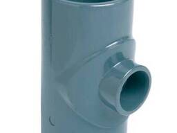 Тройник ПВХ Effast 90° редукционный d90x50 мм