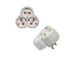 Тройник-ромашка, с заземлением, Lemanso