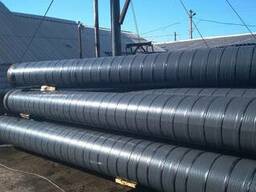 Труба 1220 в гидроизоляции. Усиленный и весьма усиленный тип